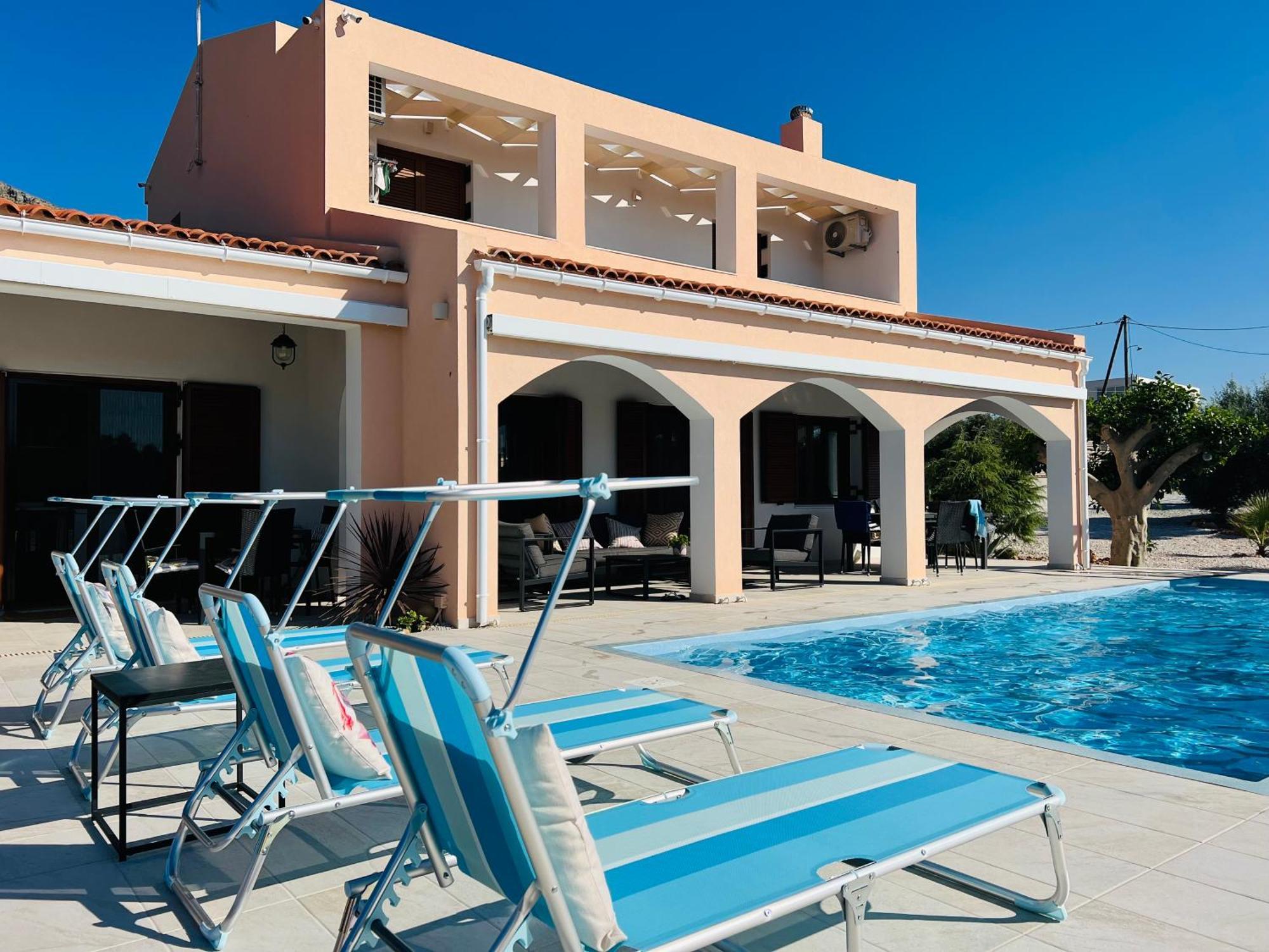 Villa Lp Kokkino Chorio Exterior foto